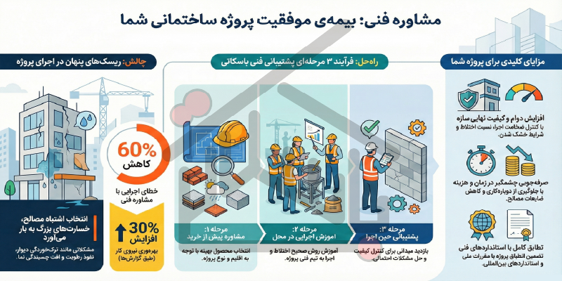 نقش مشاوره فنی در موفقیت پروژه‌های ساختمانی