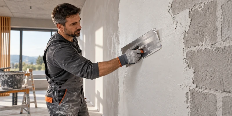 گچ پلیمری دستی SIVA؛ اجرا روی دیوار و سقف داخلی