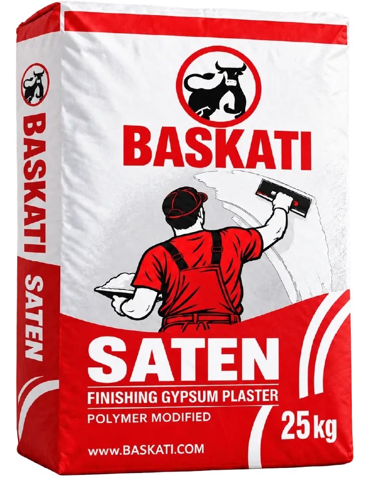 گچ پلیمری روی کار SATEN