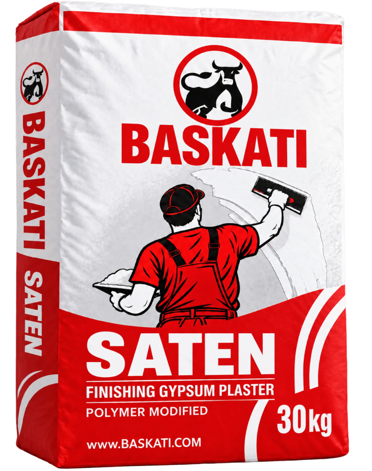 گچ پلیمری روی کار SATEN